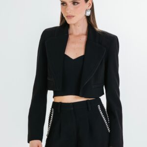 Blazer Celeste - Preto